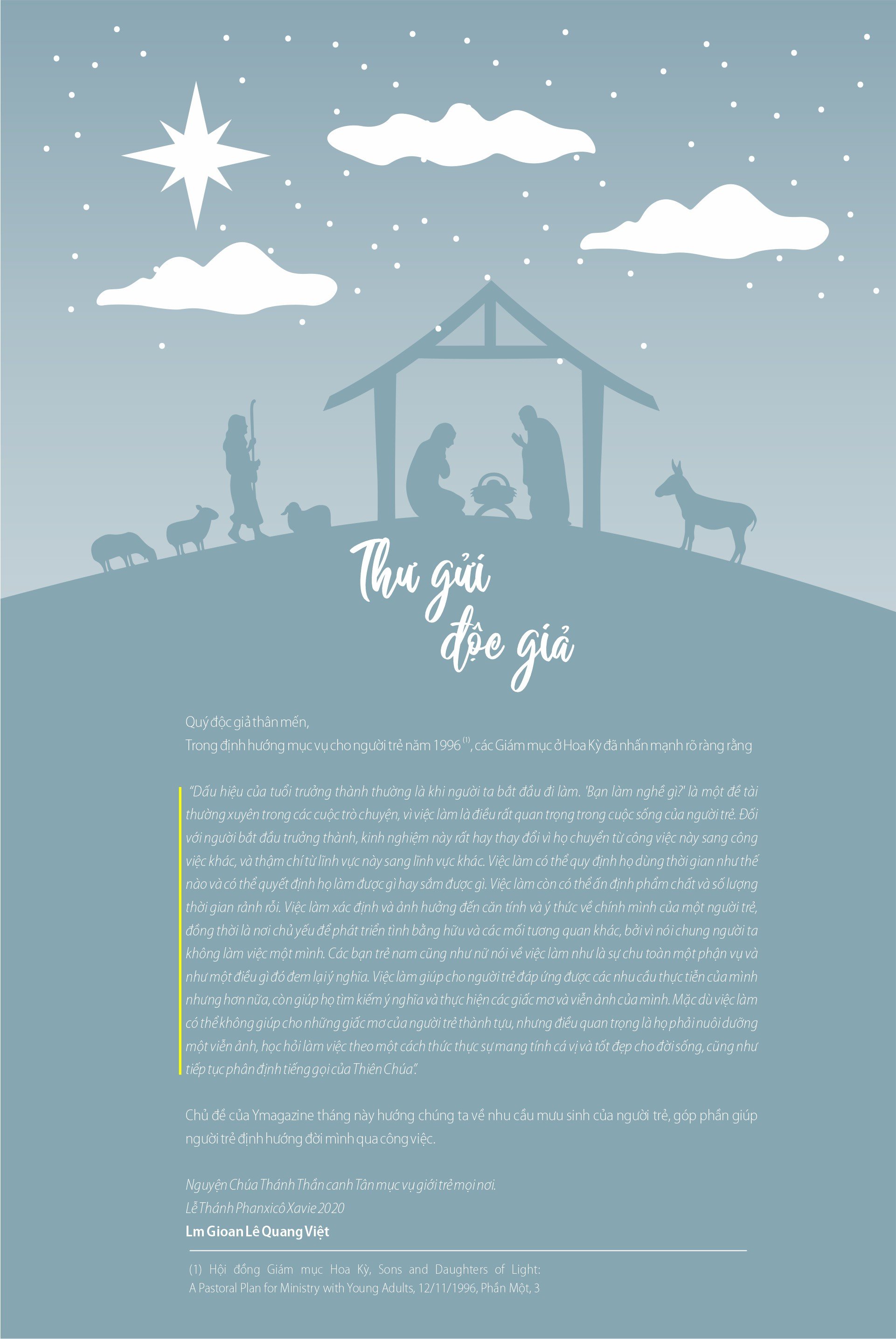 Thư gửi độc giả 12/2020