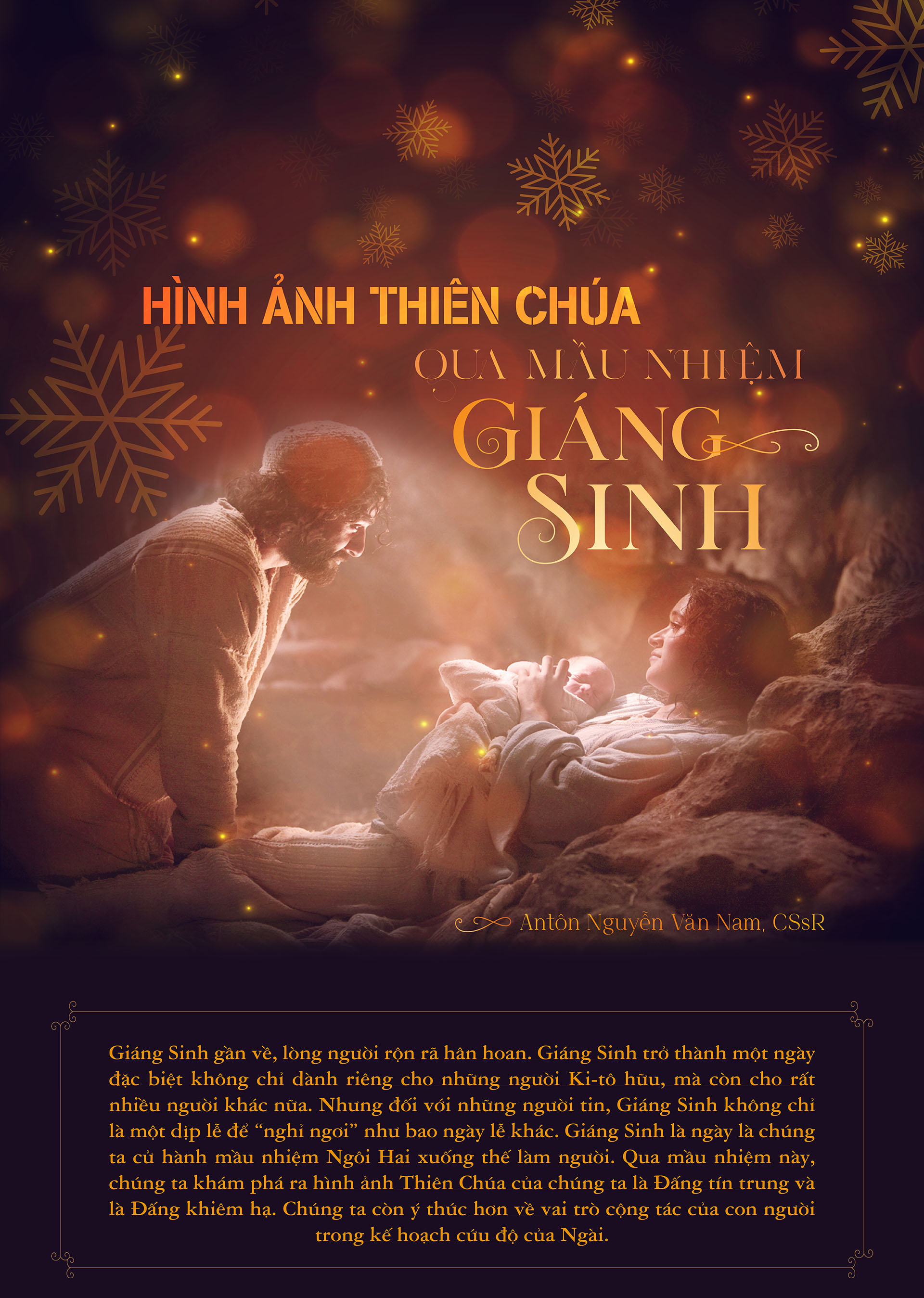 Hình ảnh Thiên Chúa qua mầu nhiệm Giáng sinh